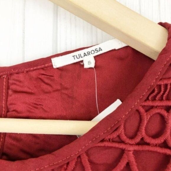 TULAROSA Cannes Elbow Sleeve Lace Blouse - Picture 4 of 7